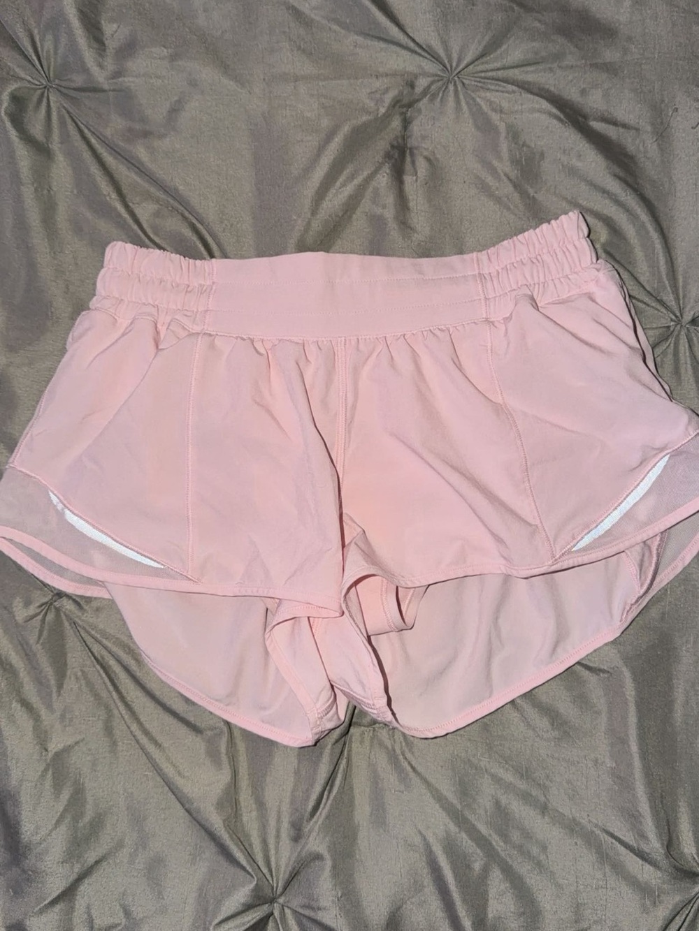 lululemon athletica Light Pink Layered Running Shorts